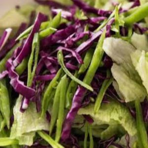 Mixed Greens and Red Cabbage