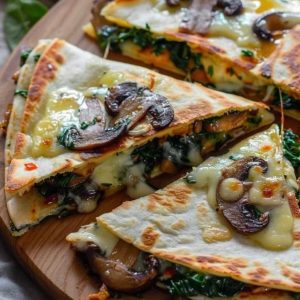 Mushroom Quesadilla