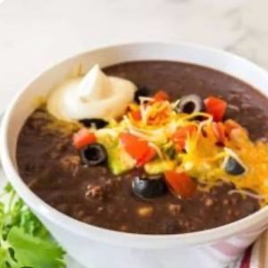 Black bean soup