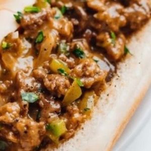 Ground Beef Chili Cheese PoBoy