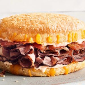 Loaded Roast Beef Sandwich