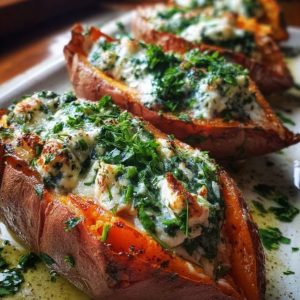 Stuffed Small Sweet Potatoes